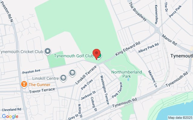 Map of Tynemouth Golf Club