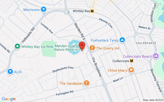 Map of Marden Quarry