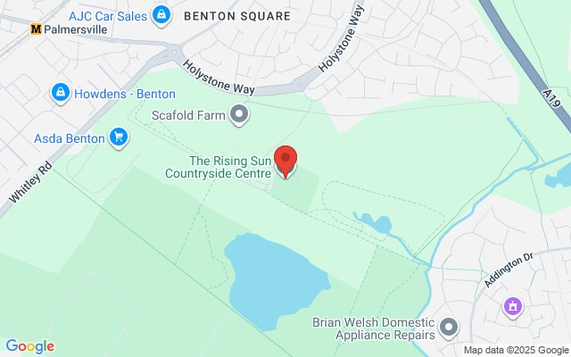 Map of Rising Sun Country Park & Countryside Centre