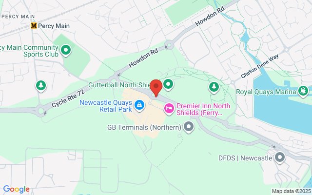 Map of Royal Quays Marina