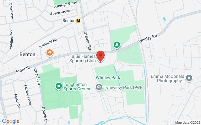 Map of Blue Flames Fireworks Display