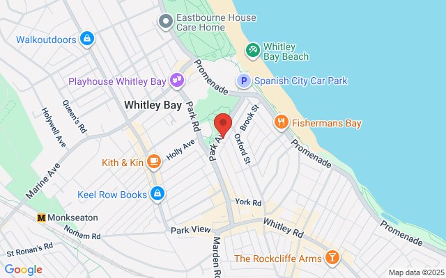 Map of Sandsides Guest House