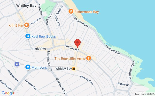 Map of Whitley Tandoori