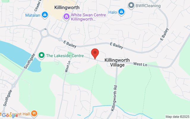 Map of Killingworth Arms