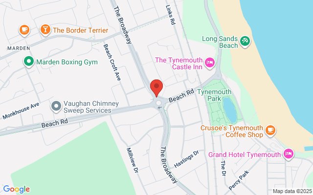 Map of Woods Coffee, Broadway