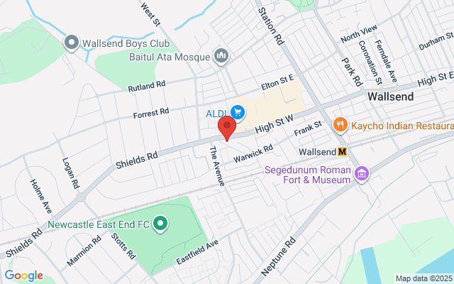 Map of Modern Tandoori