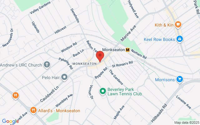 Map of Monkseaton Arms