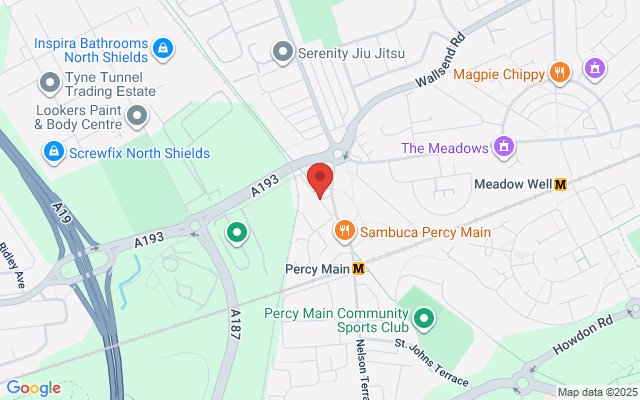 Map of Sambuca Percy Main